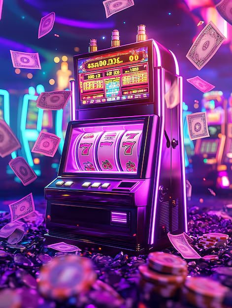 Tampilan permainan slot dengan tema beragam dan fitur bonus menarik di platform online